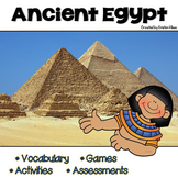 Ancient Egypt Vocabulary, Activities, Assessments and Games