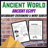 Ancient Egypt Vocabulary Crossword and Word Search Enrichment FUN