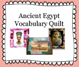 Ancient Egypt Vocabulary Quilt