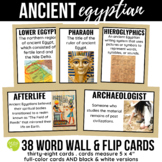 Ancient Egypt Vocabulary Word Wall & Flip Cards Ancient Ci