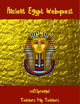 Preview of Ancient Egypt Webquest with Key