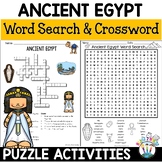 $1 DEAL Ancient Egypt Word Search & Crossword Puzzle Activity