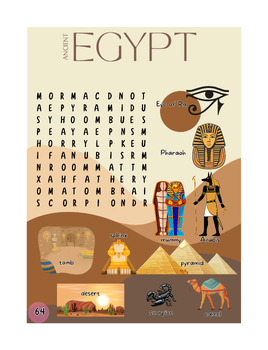 Preview of Ancient Egypt Word Search Puzzles