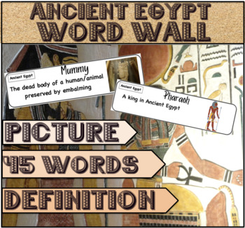 Preview of Ancient Egypt Word Wall