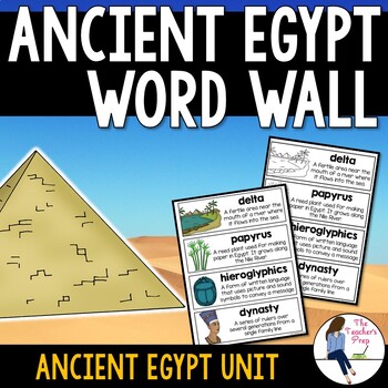Preview of Ancient Egypt Word Wall