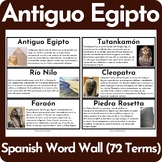 Ancient Egypt Word Wall - SPANISH VERSION