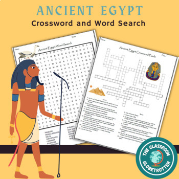 Preview of Ancient Egypt - World History Crossword Puzzle and Word Search