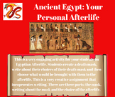 Ancient Egypt: Your Personal Afterlife Activity