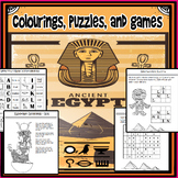 Ancient Egypt. colourings, puzzles, and games