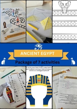 Preview of Ancient Egypt craft activities & fun games