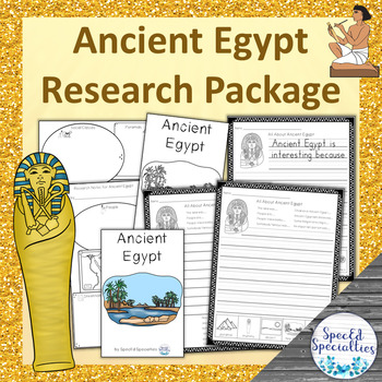 Preview of Ancient Egypt project with emergent readers