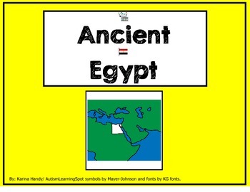 Preview of Ancient Egypt story and worksheets