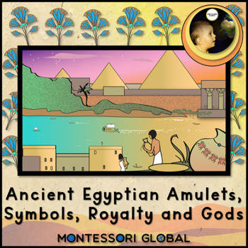 Preview of Ancient Egyptian Amulets Symbols & Gods | 3 Part Cards | Boom Cards | PowerPoint