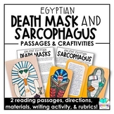 Ancient Egyptian Death Mask and Sarcophagus Passages and C