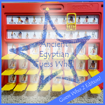 Preview of Ancient Egyptian Gods and Goddesses Guess Who (New Edition)