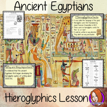 Ancient Egyptian Hieroglyphics Complete History Lesson by The Ginger ...