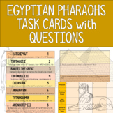 Ancient Egyptian Pharaohs Task Cards Stations Activity wit