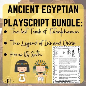 Preview of Ancient Egyptian Play Scripts for small groups