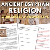 Ancient Egyptian Religion Reading Worksheets and Answer Keys