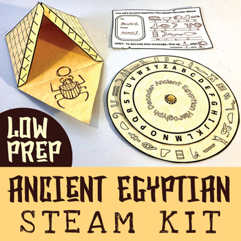 Preview of Ancient Egyptian STEAM Craftivity Kit