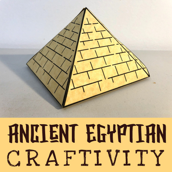 Ancient Egyptian STEAM Craftivity Kit by rainbowbrain KidsCreativityClub