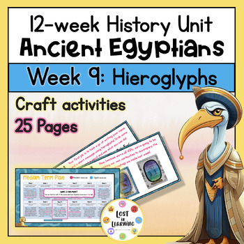 Preview of Ancient Egyptians History Unit || Week 9 of 12 || Hieroglyphs