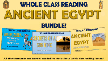Preview of Ancient Egyptians Whole Class Reading Bundle!
