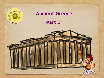 Preview of Ancient Greece Part 1 (Powerpoint)