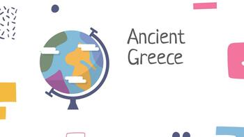 Preview of Ancient Greece 83 Slide Presentation, Notes,and Objectives