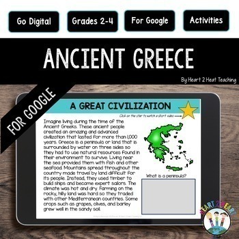 Preview of Ancient Greece Activities Digital Resources Unit Athens vs Sparta Google Slides