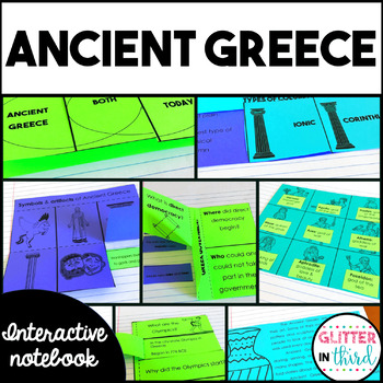 Preview of Ancient Greece Activities Interactive Notebook Bundle