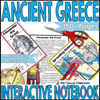 Preview of Ancient Greece Activities and Interactive Notebook Bundle