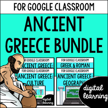 Preview of Ancient Greece Activities for Google Classroom Digital BUNDLE