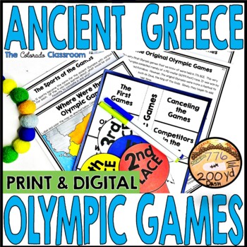 Preview of Ancient Greece Activities on the Olympics and Ancient Olympic Games