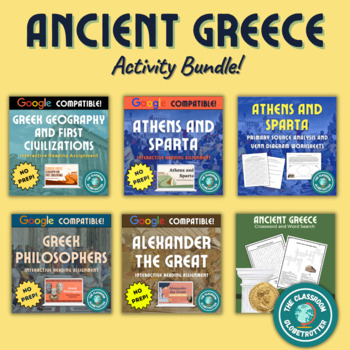 Preview of Ancient Greece Activity Bundle! - World History