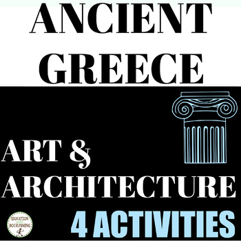 Preview of Ancient Greece Activity Art Architecture Station Activities