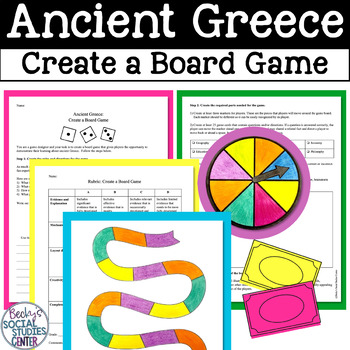 Preview of Ancient Greece Project Board Game