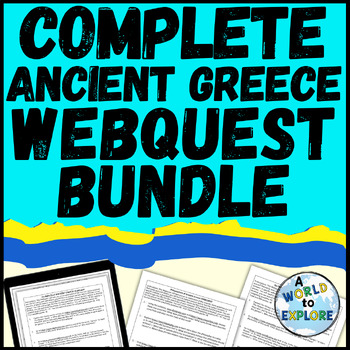 Preview of Ancient Greece Bundle with Activity Research WEBQUESTS