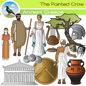Preview of Ancient Greece Clip Art Set