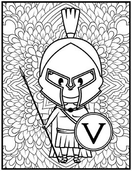ancient greek coloring pages