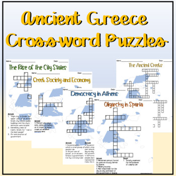 Ancient Greece Crossword Puzzles Bundle By Teaching And Tacos123   Original 7629526 1 