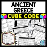 Ancient Greece Cube Stations - Reading Comprehension Activity