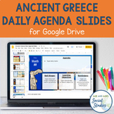 Ancient Greece Daily Agenda Slide Templates for Google Drive