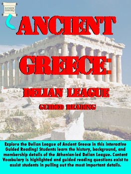 Preview of Ancient Greece - Delian League Reading Handout