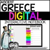 Ancient Greece Digital Interactive Notebook for Google Drive