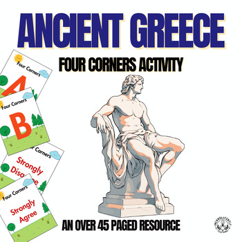 Preview of Ancient Greece Four Corners Activity: Grades 5-12
