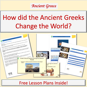 Preview of Ancient Greece Full Unit | Lesson Plans | Interactive Notepad | Google Drive
