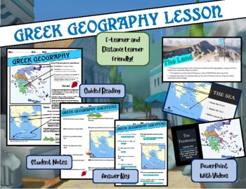 Preview of Ancient Greece Geography Lesson