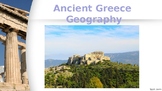 Ancient Greece Geography PowerPoint; Guided Note-Taker and Quiz