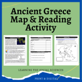 Ancient Greece Geography Reading and Map Assignment: Print